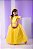 Vestido Infantil Longo Festa Luxo Amarelo Amanda - Imagem 1