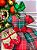 Vestido Infantil Xadrez Vermelho e Verde Natal - Imagem 13