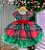 Vestido Infantil Xadrez Vermelho e Verde Natal - Imagem 14