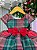 Vestido Infantil Xadrez Vermelho e Verde Natal - Imagem 3