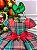 Vestido Infantil Xadrez Vermelho e Verde Natal - Imagem 16