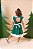 Vestido Infantil Verde Camile Natal Festa Natalina - Imagem 3