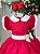 Vestido Infantil Vermelho Camile Natal Festa Natalina - Imagem 3
