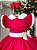Vestido Infantil Vermelho Camile Natal Festa Natalina - Imagem 10