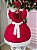 Vestido Infantil Vermelho Camile Natal Festa Natalina - Imagem 4