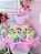 Vestido Infantil Rosa Princesas com Cinto Pérolas - Imagem 1