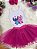 Conjunto Infantil Body Meninas e Saia Pink Lilo Stitch e Angel - Imagem 9