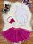 Conjunto Infantil Body Meninas e Saia Pink Lilo Stitch e Angel - Imagem 4
