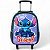 Mochila Escolar Rodinhas Stitch Masculino + Estojo de Brinde - Imagem 1