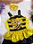 Fantasia Infantil Abellhinha Amarelo Festa Menina - Imagem 4