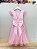 Vestido Infantil Rosa Claro Jardim das Borboletas Festas - Imagem 3