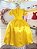 Fantasia Infantil Princesa Bela e a Fera Amarelo Festas - Imagem 5