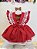 Romper Infantil de Natal Vermelho Laço Festas Luxo - Imagem 6