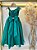 Vestido Infantil Longo Verde Bandeira Luxo Formaturas Daminhas - Imagem 2