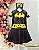 Fantasia Infantil Temática da Batgirl Com Máscara Festas - Imagem 1