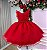 Vestido Infantil Vermelho Festa Luxo Aniversario Julia - Imagem 1