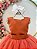 Vestido Infantil Longo Terracota Daminhas Casamentos Luxo - Imagem 2