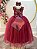 Vestido Infantil Longo Marsala Daminhas Casamentos Luxo - Imagem 3