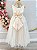 Vestido Infantil Longo Marfim Daminhas Formaturas Luxo - Imagem 5