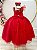 Vestido Infantil Longo Vermelho Luxo Formaturas Daminhas - Imagem 3