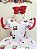 Vestido Infantil Branco e Vermelho com Estampa Cereja Luxo - Imagem 2