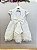 Vestido Infantil Marfim Jardim Encantado Saia Com Babados - Imagem 5