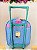 Mochila Infantil Pequena Rodinhas da Lilo Stitch e Angel Azul - Imagem 3