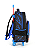 Mochila Infantil Com Rodinhas Hotwheels Preta e Azul - Imagem 6
