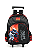 Kit Mochila Infantil Rodinhas + Estojo Batman Preta e Vermelha - Imagem 3