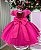 Vestido Infantil Barbie Pink Glitter Temático Luxo - Imagem 4