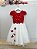 Vestido Infantil Vermelho Bordado Borboletas Dama Festa Luxo - Imagem 4
