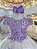 Vestido Infantil Lilás Bordado Borboletas Dama Festas Luxo - Imagem 2