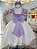 Vestido Infantil Lilás Bordado Borboletas Dama Festas Luxo - Imagem 3