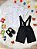 Conjunto Social Camisa Gravata Short Com Suspensório Preto - Imagem 4