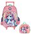 Kit Mochila Infantil Rodinhas + Lancheira Térmica Unicórnio Colorida Up4you - Imagem 1