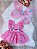 Romper Vestido Infantil Jardim Encantado Borboletas Rosa + Asa 2 Peças - Imagem 5