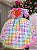 Vestido Junino Xadrez Rosa São João Encantado - Imagem 5