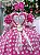 Vestido Junino Luxo Ursinho do Sertão Pink - Imagem 3