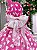 Vestido Junino Luxo Ursinho do Sertão Pink - Imagem 6