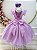 Vestido Infantil Lilás Glitter Festas Daminhas Luxo - Imagem 3