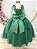Vestido Infantil Longo Verde Aplique Borboletas Formatura - Imagem 7
