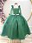 Vestido Infantil Longo Verde Aplique Borboletas Formatura - Imagem 10