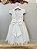 Vestido Infantil Marfim Com Renda e Borboletas Dama Festas - Imagem 9