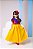 Fantasia Longa Vestido Branca de Neve Luxo - Imagem 6
