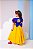 Fantasia Longa Vestido Branca de Neve Luxo - Imagem 4