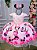 Vestido Infantil Minnie Minie Rosa Temáticos da Gigi - Imagem 5