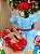Vestido Infantil Galinha Pintadinha Azul Temático - Imagem 4