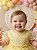 Vestido Infantil Bebe Ana Sofia Amarelo Princesas - Imagem 5