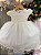 Vestido Infantil Bebe Ana Livia Off Batizado - Imagem 3
