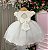 Vestido Infantil Bebe Ana Livia Off Batizado - Imagem 5